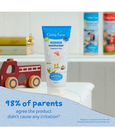 Childs Farm Kids Moisturiser 200ml Unfragranced - Soothes & Hydrates | For Dry, Sensitive, & Eczema-Prone Skin - Buy Online on SooperMarket.com