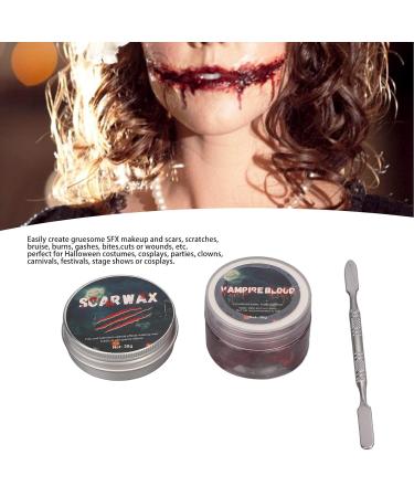 Buy Halloween SFX Makeup Kit | Bruise Makeup Scar Wax & Fake Blood for Safe & Stunning Special Effects - Buy Online on SooperMarket.com