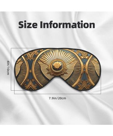 Sun Old Egyptian Timeless Grace Soft Sleep Eye Mask - Breathable Travel Eye Patch for Women | Relax & Rejuvenate - Buy Online on SooperMarket.com