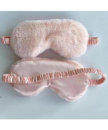 Soft Plush Pink Cloud Eye Mask - 1PC Cute Nap Blindfold for Healthier Sleep - Buy Online on SooperMarket.com