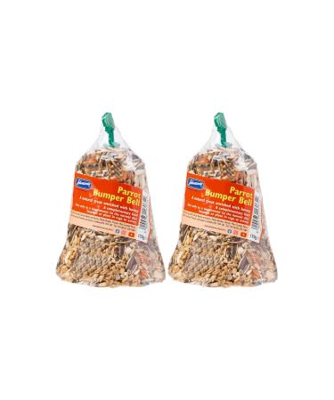 2 x Johnsons Vet Parrot Bumper Bell Treat 150 g The Ultimate Budgie Treat