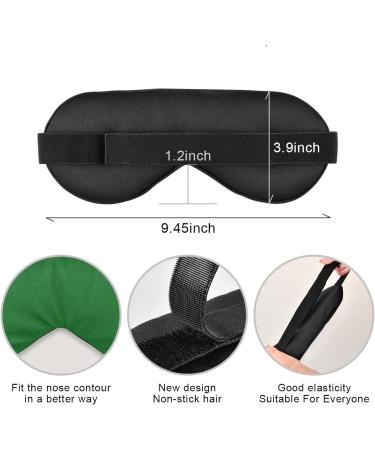 Haskirky Light Blocking Eye Mask for Deep Sleep - Adjustable & Breathable for Men and Women - Ideal for Travel, Meditation, Yoga, and Office Use - Buy Online on SooperMarket.com