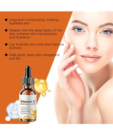 Vitamin C Face Serum Vitamin C Serum for Face Face Moisturizer for Women Vitamin C Brightening Serum Anti Wrinkle Serum Hydrating Serum Dark Spot Remover Glowing Skin Elasticity - Buy Online on SooperMarket.com