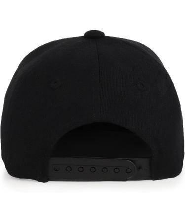Infant to Toddler Kid's Black Flatbill Snapback Cap - Trendy Apparel Shop - One Size - Buy Online on SooperMarket.com