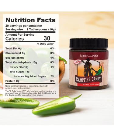 Cornaby's Campfire Candy Relish - Sweet & Spicy Candied Jalapeno Peppers (12 oz) | Plant-Based, Non-GMO, Gluten-Free Gourmet | Made in USA - Buy Online on SooperMarket.com