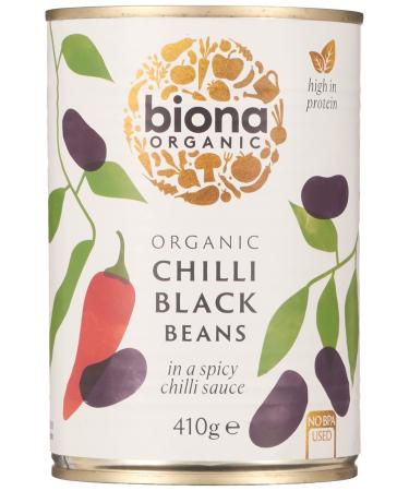 Biona Organic Chilli Black Beans 410g