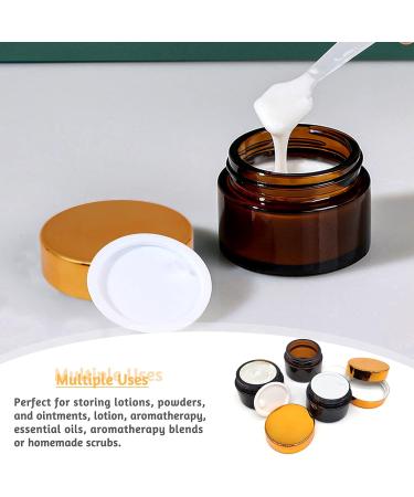 50 ml Empty Cosmetic Cream Jar - Reusable Containers for Creams Lotions & Essential Oils (6 Pack) - Ideal for International Shipping - Buy Online on SooperMarket.com
