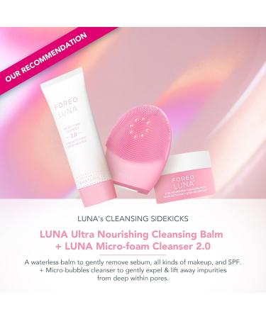 FOREO Luna 4 Plus Facial Cleansing Brush with Red LED Mask - Antiaging Face Massager for Deep Cleansing & Firming - Microcurrent Face Sculptor - Normal Skin Care - Buy Online on SooperMarket.com