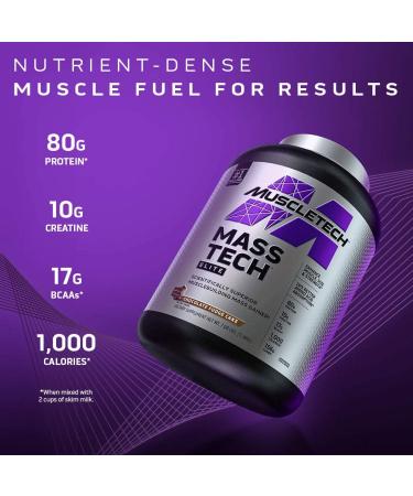 MuscleTech Mass Tech - 7 Lbs Vanilla Protein Powder for Muscle Gain - Buy Online on SooperMarket.com