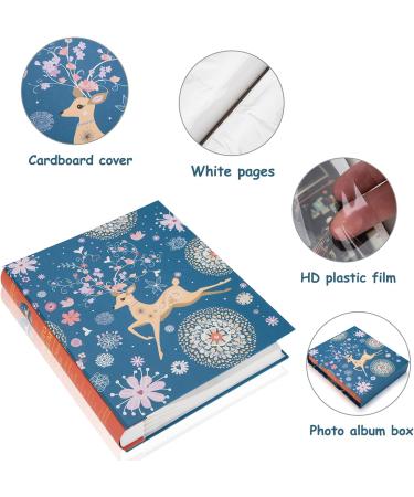 Vintage Aior Photo Album - 200 Photo Insert Book (10x15 / 11.5x16.5) for Weddings Family & Baby Memories - Perfect Birthday Gift - Buy Online on SooperMarket.com