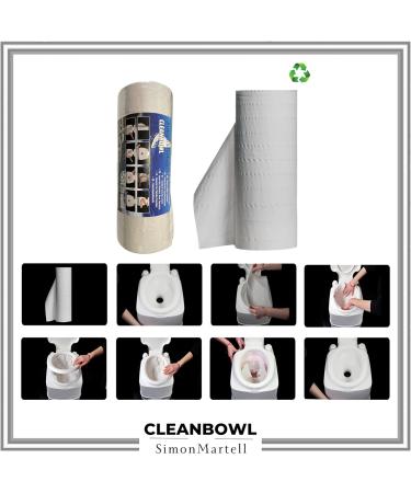 Cleanbowl 100m Toilet Paper for Camping Motorhomes & Caravans | 263 Sheets 2-Layer Comfort Quality - Buy Online on SooperMarket.com