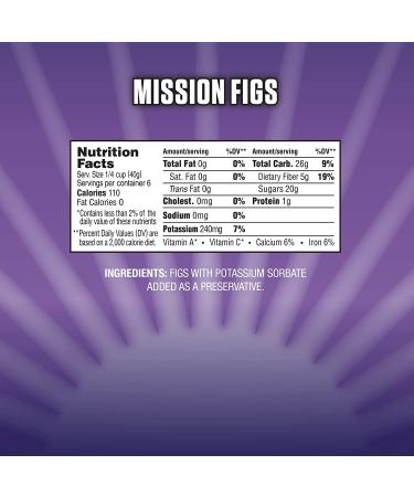 Dried Black Mission Figs - High Fiber, Gluten-Free Snacks from California - 9 Oz Crown Tray (2 Pack) - Buy Online on SooperMarket.com