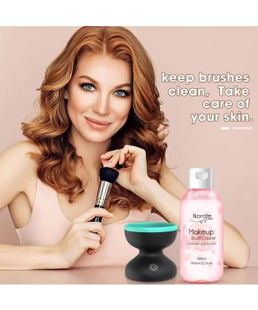 Norate Makeup Brush Cleaner - Deep Clean Solution for Brushes Sponges & Puffs | Cruelty-Free & Gentle Formula - 5.3 FL.OZ - Buy Online on SooperMarket.com