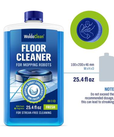 Floor Cleaner for Wiping Robots 750ml Concentrate - for all Wiping & Suction Robots with Wet Function - Buy Online on SooperMarket.com
