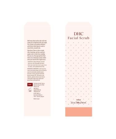 DHC Facial Scrub - Gentle Exfoliating Microbead-Free Cleanser for All Skin Types | Smooth Hydrating Complexion | 3.5 oz - Buy Online on SooperMarket.com