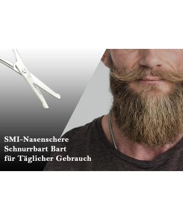 SMI Round Tip Nose Hair and Beard Scissors with Pouch - Small Grooming Scissors - Buy Online on SooperMarket.com