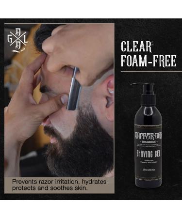 Buy Dapper Don Shave Gel | Prevent Razor Irritation & Hydrate Skin | Non-Foaming Clear Formula with Argan Oil (8.8 oz - Buy Online on SooperMarket.com