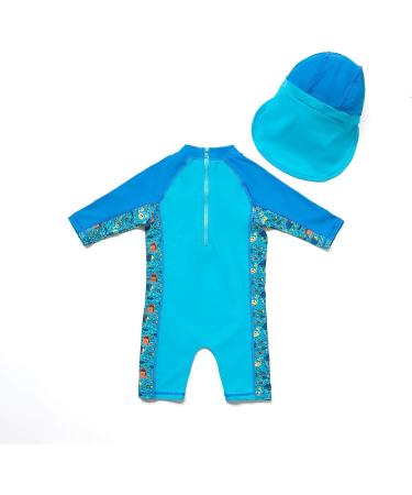 BONVERANO Baby Boys Swimsuit | Toddler Bathing Suit with UPF 50+ Protection | 2-3 Years | Lobster Design - Buy Online on SooperMarket.com