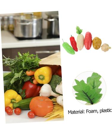 Cabilock 12 Pcs Simulated Vegetable Model Plants Decor Kid Vegetable Toys Fidget Toy for Kids Fake Vegetable Models Kids Decor Kids Toys Home Decor Simulation Fruit Decors Carrot Foam Chili Colorfulx2pcs 14X5.5X5.5CMx2pcs - Buy Online on SooperMarket.com