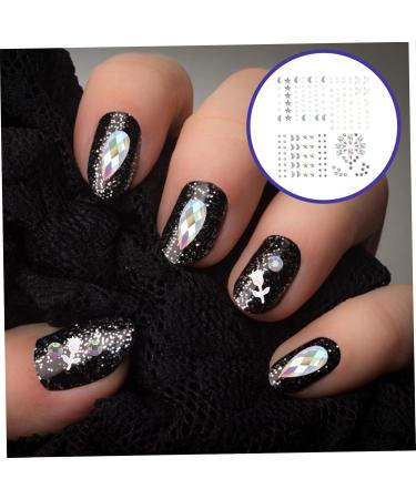 Gogogmee 4 Sheets Face Stickers Manicure Stickers Face Jewelry Gems for Hair Stickers for Nails Flat Back Embellishments Makeup Rhinestones for Eyes Eye Rhinestones Makeup Nail Gems Resin - Buy Online on SooperMarket.com