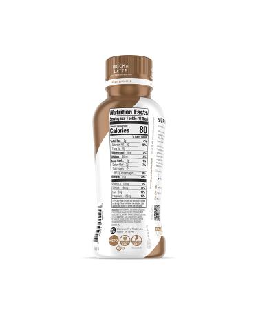 Super Coffee Iced Keto Mocha Latte 12 Fl Oz 12 Pack - 10g Protein, 80 Calories, Sugar-Free | Smart Coffee Drink with Soy-Free & Gluten-Free Formula - Buy Online on SooperMarket.com