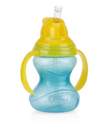 Nuby No-Spill Flip N' Sip Clik-It Cup with 360 Straw 8oz - Multicolor - Buy Online on SooperMarket.com