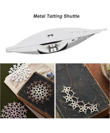 Hztyyier Metal Tatting Shuttle - DIY Lace Making Craft Tool - Buy Online on SooperMarket.com