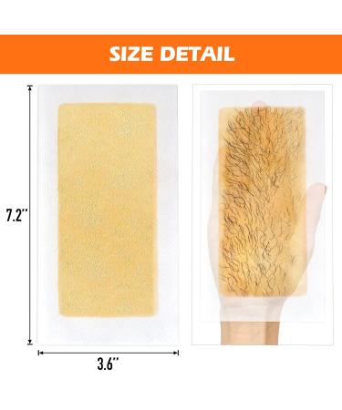 Charmonic Wax Strips for Hair Removal - 100 Count Waxing Kit for Bikini, Brazilian, Leg - Quick & Painless Body Wax Strip for Women & Men with 10 After-Wax Wipes - Buy Online on SooperMarket.com
