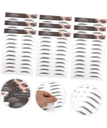 Mikinona 10pcs Imitation Eco Eyebrow Sticker 3 Proof Beauty Stickers - Buy Online on SooperMarket.com