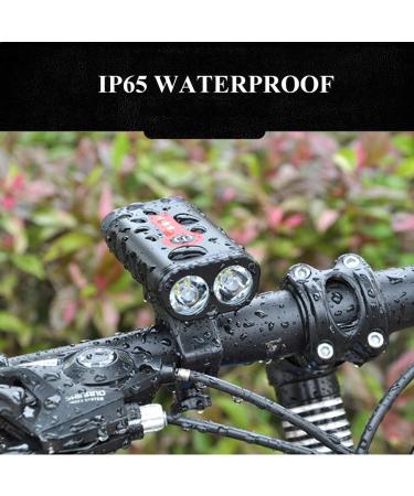 BurningSun Bike Light Set - 1000 Lumens, 5 Modes, 360 Rotatable, USB Rechargeable, IP65 Waterproof - Front and Back Cycling Lights - Buy Online on SooperMarket.com