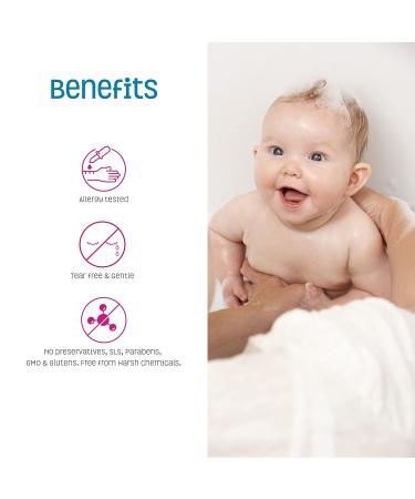 Nature's Baby Shampoo & Conditioner - pH Neutral, Sulfate Free - 16 oz Combo Pack for Problematic & Sensitive Skin (Lavender Chamomile) - Buy Online on SooperMarket.com