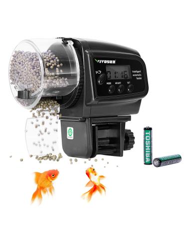 VIVOSUN Programmable Automatic Fish Feeder with Volume Timer Control