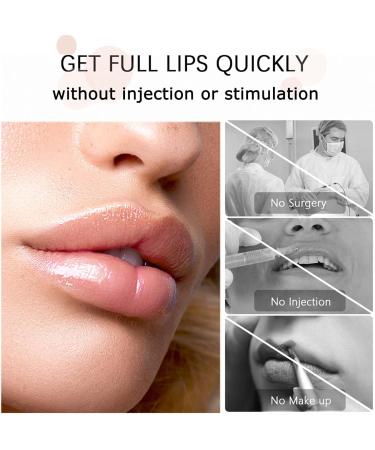 Peach Lip Plumper Set: Clear Lip Oil Gloss for Strong Moisturization, Long-Lasting and Nutritious Makeup - Waterproof Liquid Lipstick (1PC) - Buy Online on SooperMarket.com