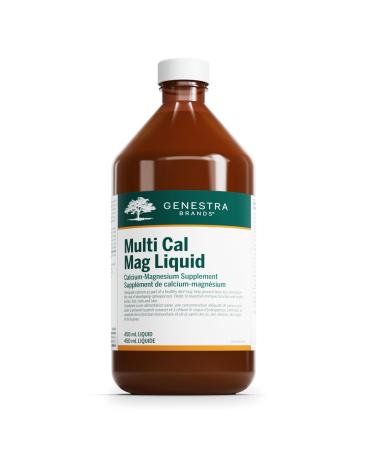 Genestra Brands - Multi Cal Mag Liquid - Calcium and Magnesium Supplement with Minerals - 450 ml Liquid