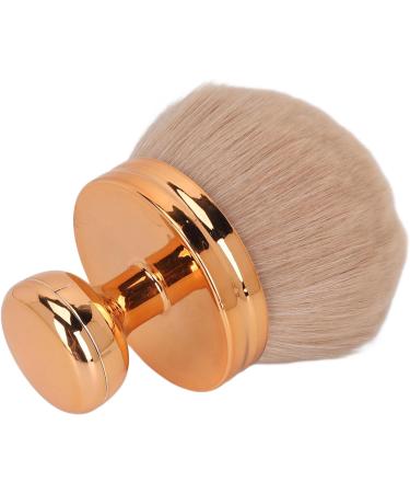 Makeup Brush Compact Electroplated Handle Mushroom Head Skin-Friendly Home Foundation Brush for Dressing Table - Buy Online on SooperMarket.com