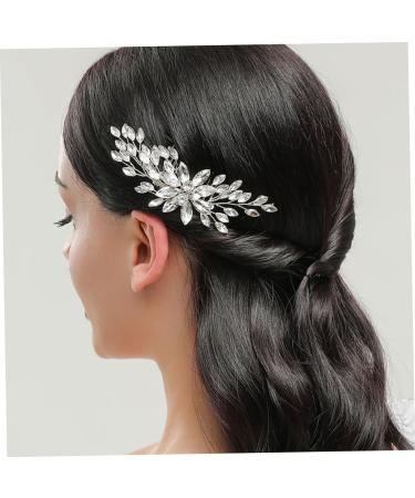 Didiseaon hair European and American headgear manual crystal modeling Accessories rhinestones Metal decorate Hair piece wedding bride comb accessories hairpin hair comb Miss - Buy Online on SooperMarket.com