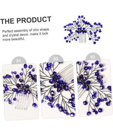 Angoily Hair Comb Rhinestones Bride Alloy Headgear - Buy Online on SooperMarket.com