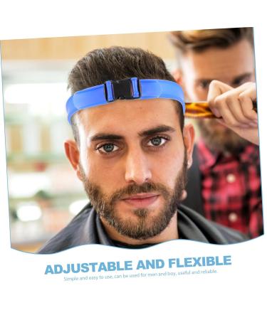 Silicone Hair Cutting Guide | Fade & Shaping Template Tool - 56x4cm Blue for Precision Haircuts - Buy Online on SooperMarket.com