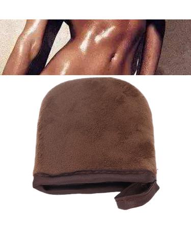 Aplicador de guante autobronceador guante de bronceado s per suave aplicador de loci n de guante flocado peque o guante de bronceado sin sol adecuado para aplicaci n de guante (Marr n) - Buy Online on SooperMarket.com