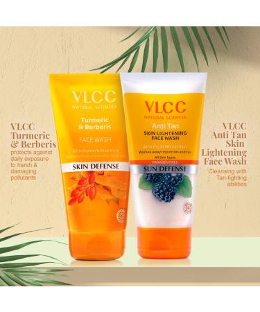 Turmeric & Berberis Face Wash Combo Pack of 2 - Brighten & Refresh Your Skin | 150 ml - Buy Online on SooperMarket.com