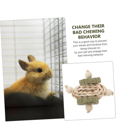 Kisangel Wooden Hamster Chewing Playthings Bunny Treats Oral Biting Playthings - Buy Online on SooperMarket.com