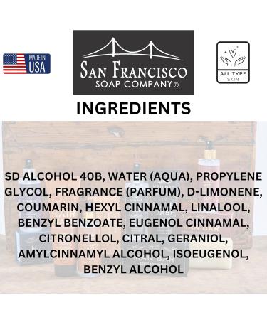 San Francisco Soap Company MAN BAR Cologne Mist Silver Sage and Bergamot - Long Lasting - Created with the Man in Mind - 6 fl oz - Buy Online on SooperMarket.com