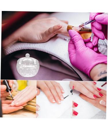 ABOOFAN Wedding Decor Nail Manicure Tools Manicure Nail Dish Nail Dish Bowl with Lids Dappen Dish Nail Accessories Nail Art Dish Nail Dish Cup Nail Cups Glass Diamond With Cover 1 - Buy Online on SooperMarket.com