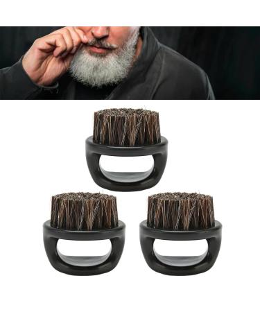 3-Part Beard Finger Brush for Men - Ridge-Free Round Handle & Fade Brush for Hairdressing at Home - Buy Online on SooperMarket.com