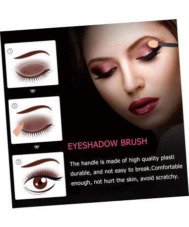 WOONEKY 200 Pcs Double Ended Eyeshadow Brush Professional Eyeshadow Sponge Brush Emulsion Black - Buy Online on SooperMarket.com