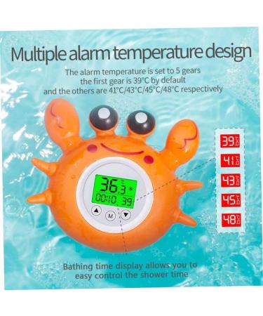 Digital Baby Bath Thermometer with LED Display - Infant Safety Room Temperature Warning - Floating Toy - Buy Online on SooperMarket.com