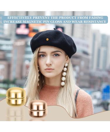 8-Piece Colorful Magnetic Hijab Pins - Rustic Style | Coldairsoap Pinless Round Magnets for Women - Buy Online on SooperMarket.com