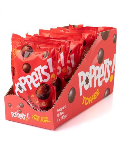 POPPETS TOFFEE POUCH 130G (Pack of 9) - Buy Online on SooperMarket.com