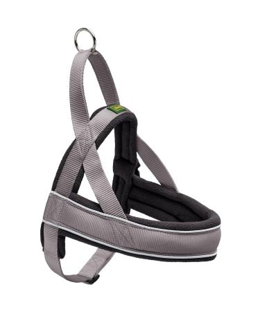 HUNTER RACING Norwegian harness L-XL 82-105 cm grey/black 82-105 cm grey/black