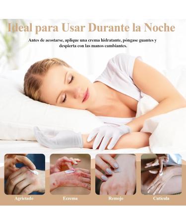 Zykort Reusable Cotton Gloves - 11 Pairs White Moisturizing Gloves for Dry Hands Eczema & Jewelry Inspection - Buy Online on SooperMarket.com